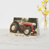 Carte Il est temps de se retirer (Fleur jaune)