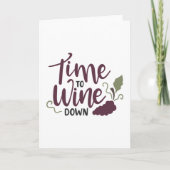 Carte Il est temps de vin (Devant)