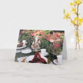 CARTE IL EST TEMPS DE VOUS SOUHAITER **MERCI NOËL** ET N (Fleur jaune)