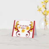 Carte Il est tout au sujet de Aloha ! (Fleur jaune)