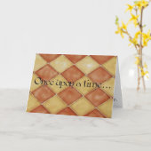 Carte "Il était une fois...Heureusement pour toujours."  (Fleur jaune)