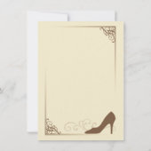 Carte Il était une fois un mariage RSVP (Dos)