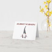 CARTE IL *GNOMES* SI VOUS AVEZ ÉTÉ MAUVAIS OU BON ! CART (Fleur jaune)