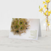 Carte "Il les a dotés d'habileté à exécuter... (Fleur jaune)