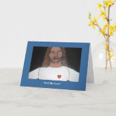 CARTE IL LES A TOUS GUÉRISÉS (Fleur jaune)