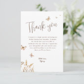 Carte Il Me Donne Du Merci De Fête des mariées De Papill (Debout devant)