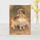 Carte Il ne te fera pas de mal. 1907, anniversaire (Fleur jaune)