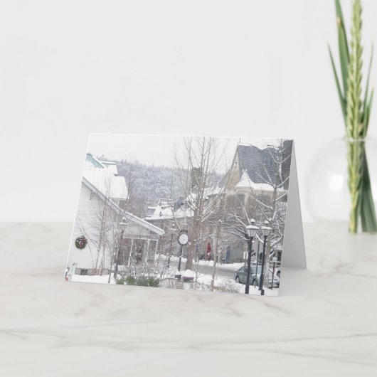 Carte Il neige à Milford (Devant)