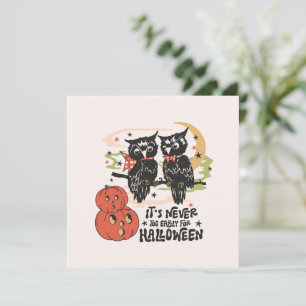 Carte Il n'est jamais trop tôt pour Halloween