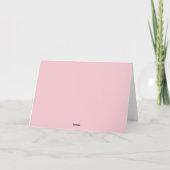 Carte Il n'y a gnome un comme vous Rouge Rose (Dos)