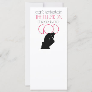 Carte Il n'y a pas de Dieu