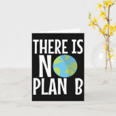 Carte Il n'y a pas de plan B Earth Day  (Fleur jaune)