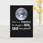 Carte Il n'y a pas de plan (et) B, Changements climatiqu (Fleur jaune)