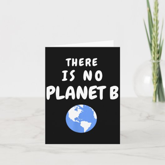 Carte Il n'y a pas de planète B _4 (Devant)