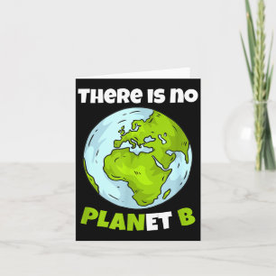 Carte Il n'y a pas de planète B Environnementalisme Envi