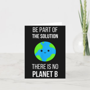Carte Il n'y a pas de planète B Réchauffement climatique