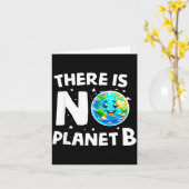 Carte Il n'y a pas de planète B Sensibilisation au clima (Fleur jaune)