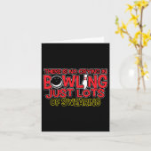 Carte Il N'Y A Pas De Pleurage Dans Bowling Juste De Jet (Fleur jaune)