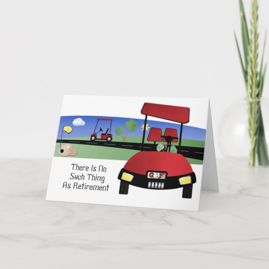 Carte Il N'Y A Pas De Retraite (Devant)