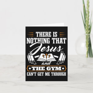 Carte Il N'Y A Rien Que Jésus Et Le Gym Christian