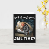 Carte Il Passe Votre Temps De Prison Drôle Comédie Anti- (Fleur jaune)