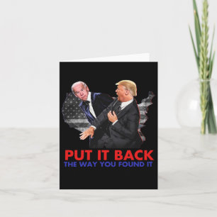 Carte Il Revient Comme Vous L'Avez Trouvé Drôle Biden &a