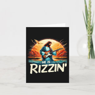 Carte Il Rizzin Pâques Jésus Vintage Jésus