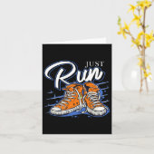 Carte Il suffit de courir Biathlon Jogging Triathlon Run (Fleur jaune)