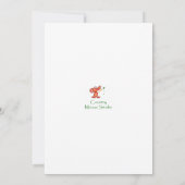 Carte Il vient dans les nuages Citation chrétienne (Dos)