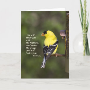 Carte Il vous couvrira de ses plumes