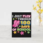 Carte Il Vous Suffit De Passer 100 Jours De Papillon Sco (Fleur jaune)