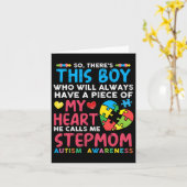 Carte Il y a ce garçon qu'il m'appelle Stepmere Autism A (Fleur jaune)