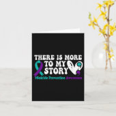 Carte Il Y A Plus À Mon Histoire - Prévention Du Suicide (Fleur jaune)