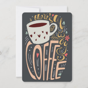 Carte Il y a toujours de la place pour la typographie du