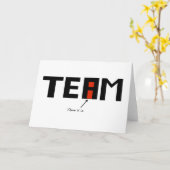 Carte Il y a un i dans "team" (Fleur jaune)