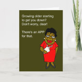 Carte Il y a une application pour se sentir mal à l'heur (Devant)