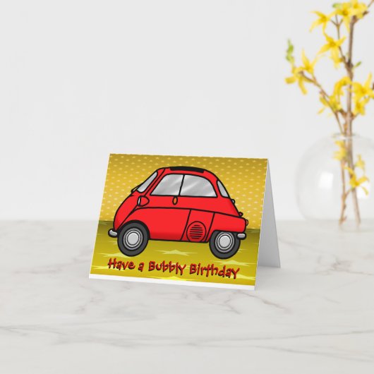 Carte Île Birthday (Fleur jaune)