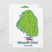 Carte Île Cornwallis, Canada Plan de voyage (Devant / Derrière)