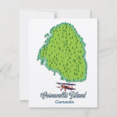 Carte Île Cornwallis, Canada Plan de voyage (Dos)