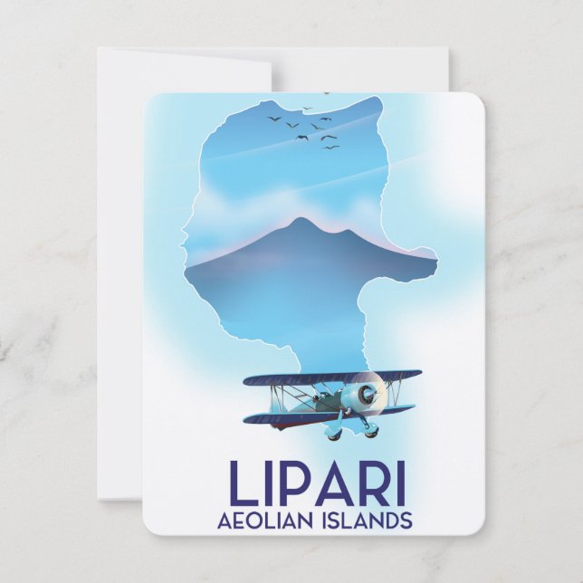 Carte Île de Lipari (Devant)