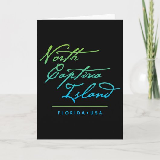 Carte Île de North Captiva Floride (Devant)