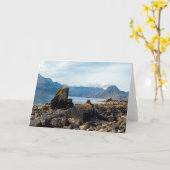 Carte Île de Skye - Ecosse, Royaume-Uni (Fleur jaune)