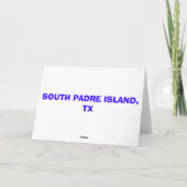 CARTE ÎLE DU SUD D'AUMÔNIER, TX (Dos)