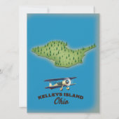 Carte Île Kelleys Ohio (Dos)