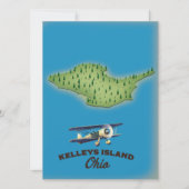 Carte Île Kelleys Ohio (Devant)