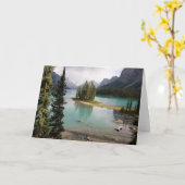 Carte Île Spirit Canada (Fleur jaune)