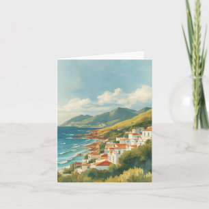 Carte Îles Baléares Voyage Vintage Riviera française