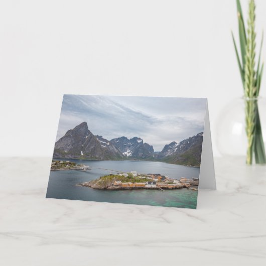 Carte Iles Lofoten Norvège (Devant)