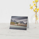 Carte Iles Lofoten Norvège (Fleur jaune)