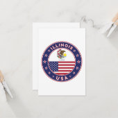 Carte Illinois (Devant/Arrière en situation)